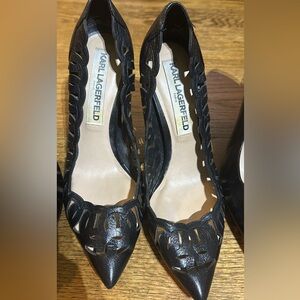 Pair of size 6 Karl Lagerfeld pumps